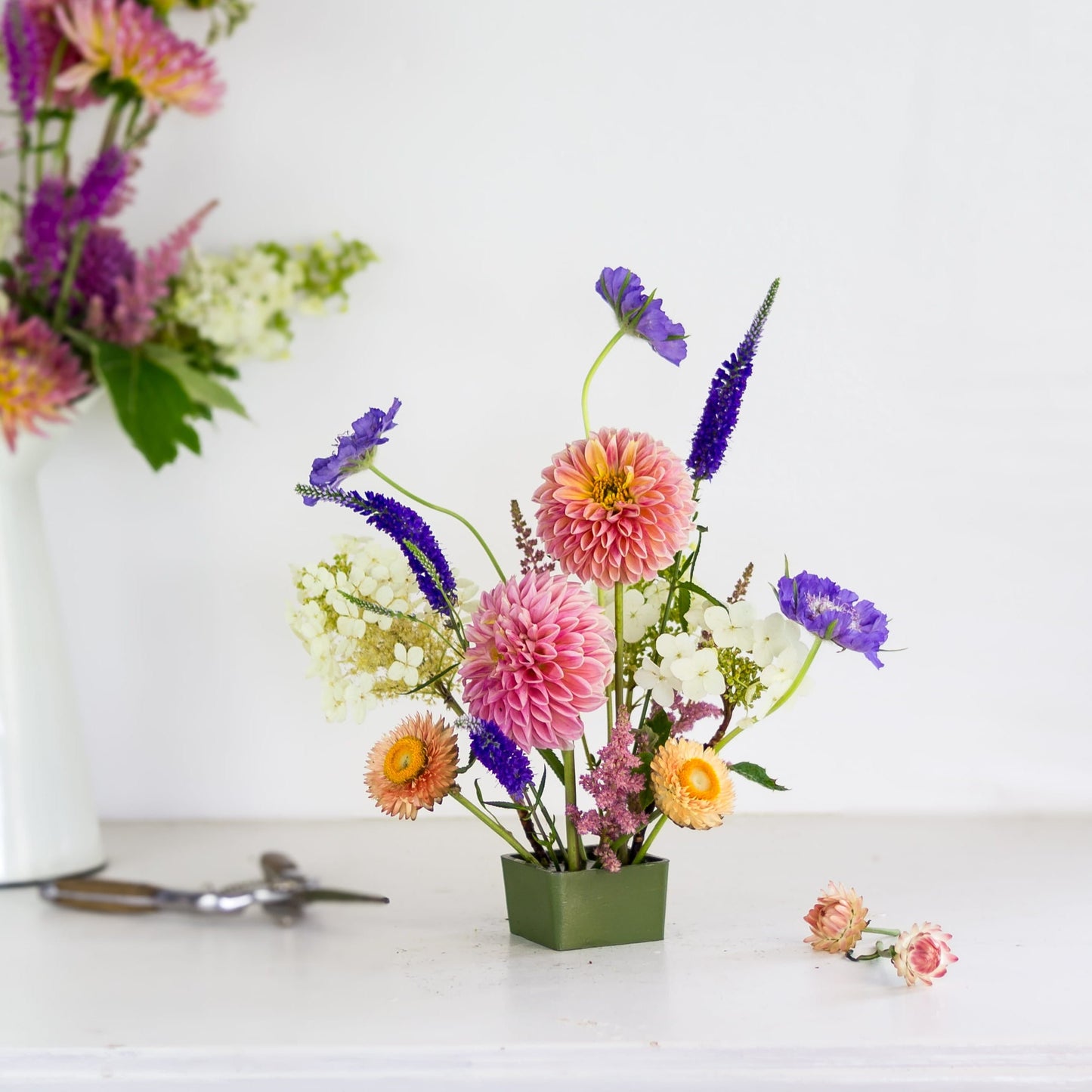 3" Square Pin Cup Flower Frog